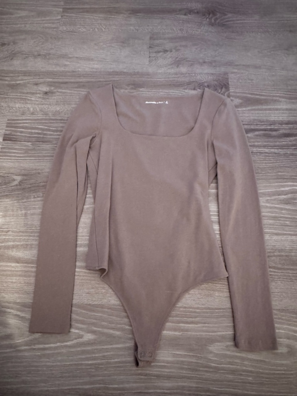 Abercrombie & Fitch Brown Scoop Neck Top